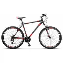 Велосипед горный Stels Navigator 700 V F020 черно-красный колеса 27.5", рама 21"